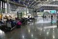 Sochi, Russia - June 6. 2018. Waiting hall in international airport Adler Royalty Free Stock Photo