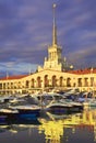 Sochi Sea Station building and Yacht marina