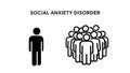 Social Anxiety Disorde Royalty Free Stock Photo