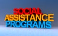 social assistance programs on blue