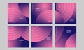 Blend Gradient color of social media background design template for background promotion