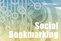 Social Bookmarking Abstract Royalty Free Stock Photo