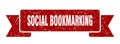 social bookmarking ribbon. social bookmarking grunge band sign.