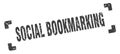 social bookmarking stamp Royalty Free Stock Photo