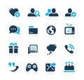 Social Communications Icons // Azure Series