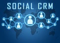 Social CRM Royalty Free Stock Photo
