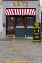 Social distance measurements by the famous Frituur Reitz at the Markt in Maastricht