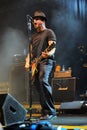 Social Distortion,Mike Ness, during the concert