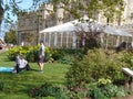 Social gatherings in the grounds of Whitstable Castle