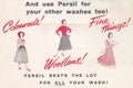 Vintage coupon for Persil 1950s