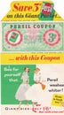 Vintage coupon for Persil 1950s