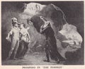 Vintage painting of Prospero in `The Tempest`