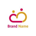 Social human Cloud Logo