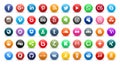 50 social icons