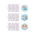 Social justice and inclusion concept line icons with text Royalty Free Stock Photo