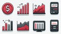 Social Media Ad Analytics Icon Royalty Free Stock Photo