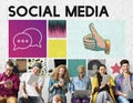 Social Media Blog Communication Chat Communication Royalty Free Stock Photo