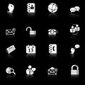 Social media & blog icons - black series