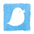 Social Media Blue Bird Tweeting