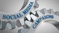 Social media campaigns concept Royalty Free Stock Photo