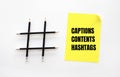 Social media and creativity concepts with Hashtag sign made of pencil.digital marketing images Royalty Free Stock Photo