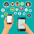 Social media design. gadget icon. Multimedia illustration