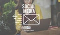 Social Media Digital Communication Internet Concept Royalty Free Stock Photo