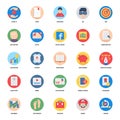 Social Media Flat Icons Pack