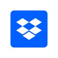 Social media icon illustration dropbox. Dropbox Icon. Vector illustration