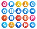 20 Social Media Icon Pack Including drupal. microsoft access. microsoft. ati. lastfm