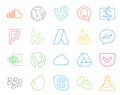 20 Social Media Icon Pack Including google drive. utorrent. finder. nvidia. feedburner