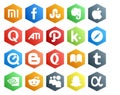 20 Social Media Icon Pack Including nvidia. ibooks. path. opera. quicktime