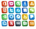 20 Social Media Icon Pack Including pandora. browser. drupal. safari. nvidia