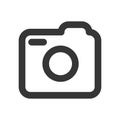 Social media icon, photo camera icons sign - vector Royalty Free Stock Photo