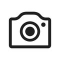 Social media icon, photo camera icons - for stock Royalty Free Stock Photo