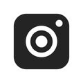 Social media icon, photo camera icons - vector Royalty Free Stock Photo