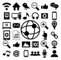 Social media icon set