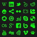 Social media icons