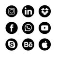 Social Media Icons Collection Set