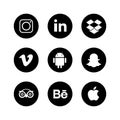 Social Media Icons Collection Set