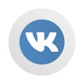 Social media logo, vkontakte create private messages, status updates, share photos and more