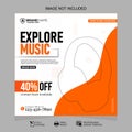 Social Media Music Product Post Template Design