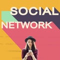 Social Media Network Community Connection Chat Concept