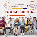 Social Media Online Network Technology Graphic Concept Royalty Free Stock Photo