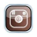 Social Media photo camera icon Royalty Free Stock Photo