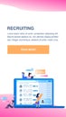 Social Media Profile Screen Office Worker Search