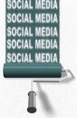 Social media roller brush