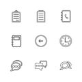 social media , smart phone , mobile , internet , eps icons set v