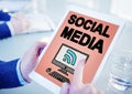 Social Media Social Networking Technology Connection Concept Royalty Free Stock Photo