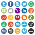 Social media/web icon Royalty Free Stock Photo